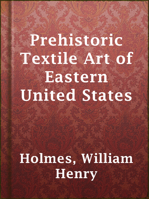 Cover image for Prehistoric Textile Art of Eastern United States